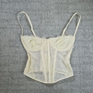 White Corset Top